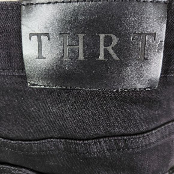 THRT Mens Distressed Side Striped Skinny Jeans 36x32 - Picture 7 of 8